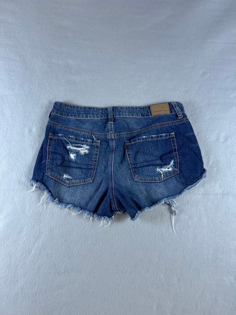 American Eagle outfitters denim shorts womans 4 cut offs distressed summer